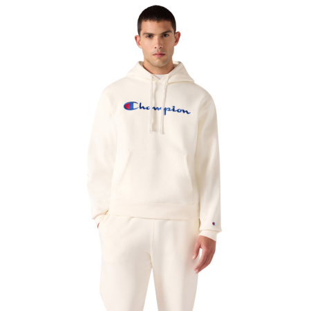 Sudadera Champion con capucha de felpa corte relajado "Cream"