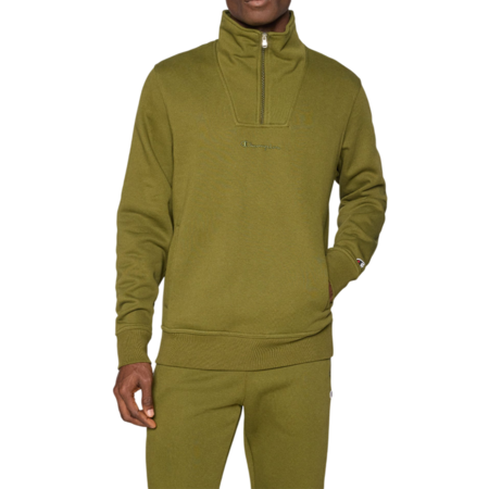 Sudadera con Media Cremallera Champion Icons Men’s Half Zip Fleece  "Green"