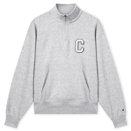 Sudadera Champion Con Cremallera Media Con Interior Afelpado Main Street "Gray"
