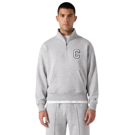 Sudadera Champion Con Cremallera Media Con Interior Afelpado Main Street "Gray"