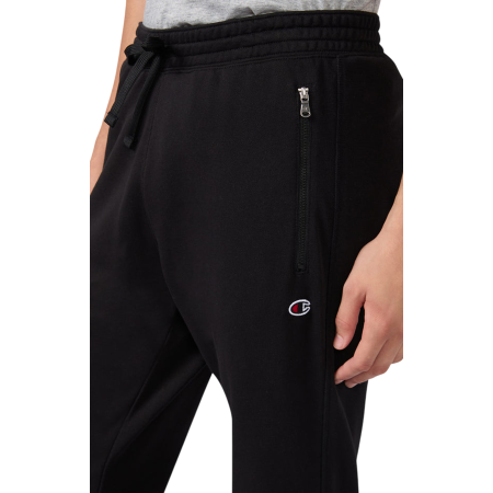 Pantalón con Puño Champion Pocket Zip "Black"