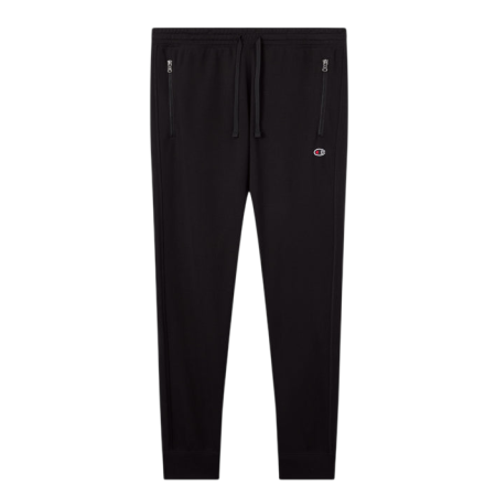 Pantalón con Puño Champion Pocket Zip "Black"