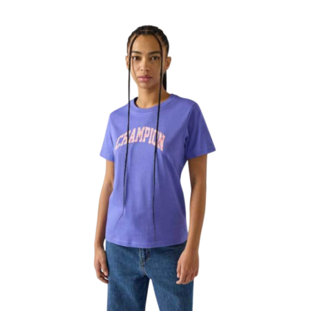 Camiseta Champion Mujer Graphic Logo  "Purple"