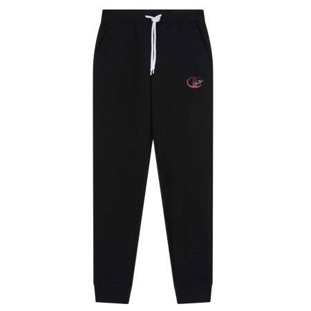 Pantalón Mujer Con puño Champion Graphic Logo C NY Rib "Black"
