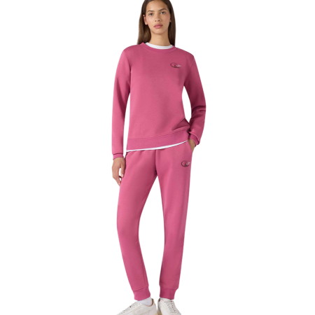 Pantalón Mujer Con puño Champion Graphic Logo C NY Rib  "Silken Raspberry-Pink"