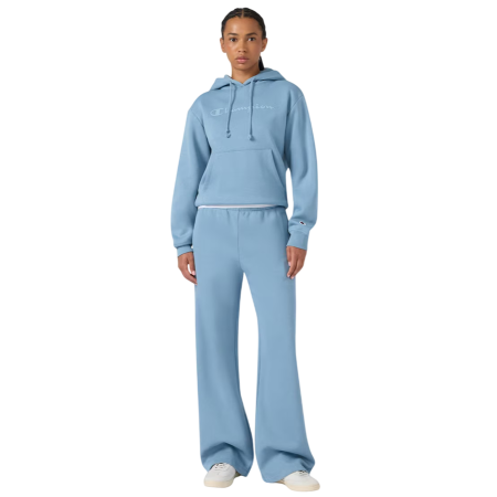 Sudadera Mujer Champion Maxi Logo Hooded Sweatshirt "Steel Blue"