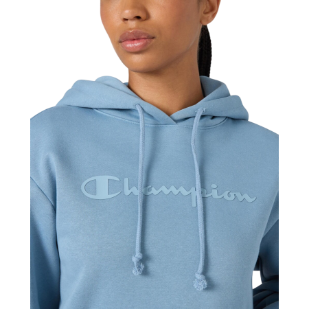 Sudadera Mujer Champion Maxi Logo Hooded Sweatshirt "Steel Blue"