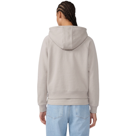 Sudadera Corta Champion Mujer con Cremallera Entera Logo 'C' Brillante Bordado "Taupe"