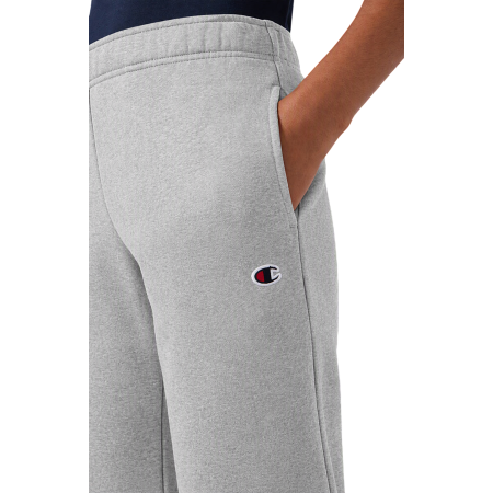 Pantalón Mujer Con Bajo Recto Champion Icons Fleece Joggers "Medium Gray"