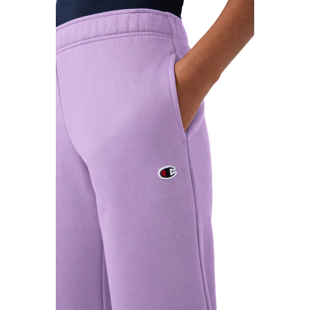 Pantalón Mujer Con Bajo Recto Champion Icons Fleece Joggers "Violet"