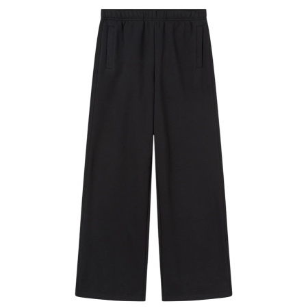 Pantalón Champion Wide Leg de Mujer con Cordón e Interior Afelpado "Black"