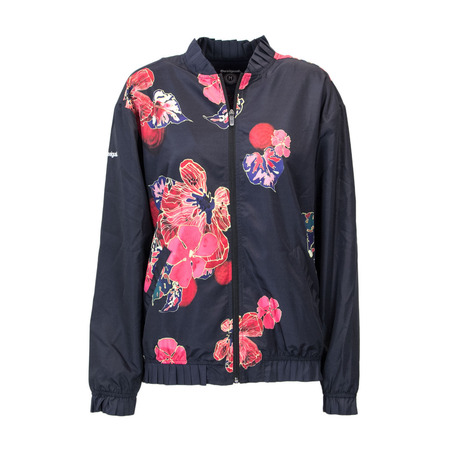 Desigual Bomber Plisados Scarlet Bloom