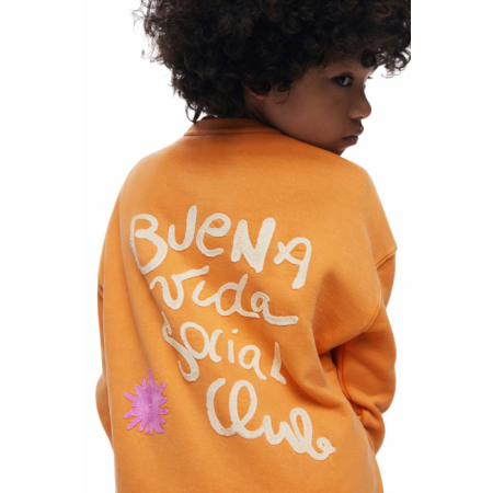 Desigual Sudadera de niño  tejido de punto  "Orange"