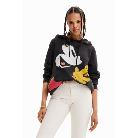 Desigual Disney's Mickey Mouse Print Hoodie