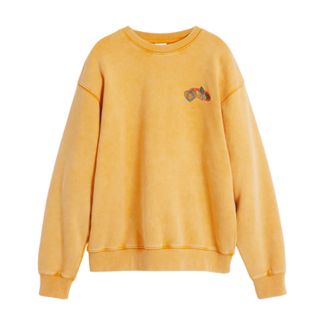 Desigual EMBROIDERED SWEATSHIRT  "Orange"