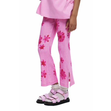 Desigual Malla de Niña Floral  "Chicle"