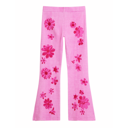 Desigual Malla de Niña Floral  "Chicle"
