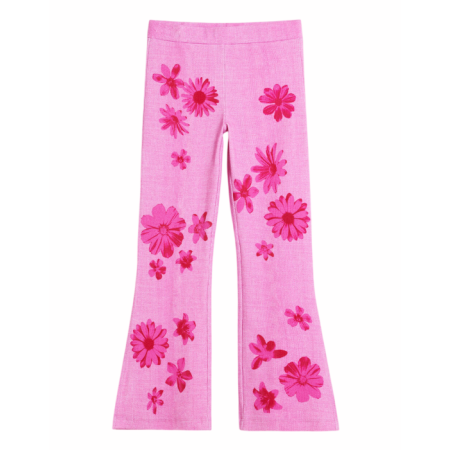 Desigual Malla de Niña Floral  "Chicle"