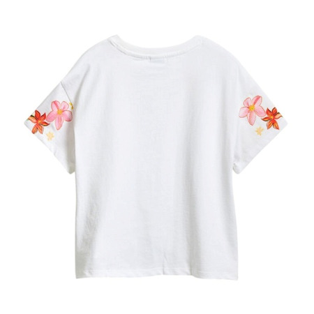 Desigual Flower knot t-shirt "White"