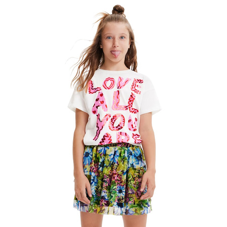 Desigual Girls Love All You Are T-Shirt
