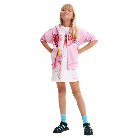 Desigual Girls Pink Panther Sequin Sweatshirt