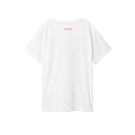 Desigual Girls Heart Sequins T-Shirt