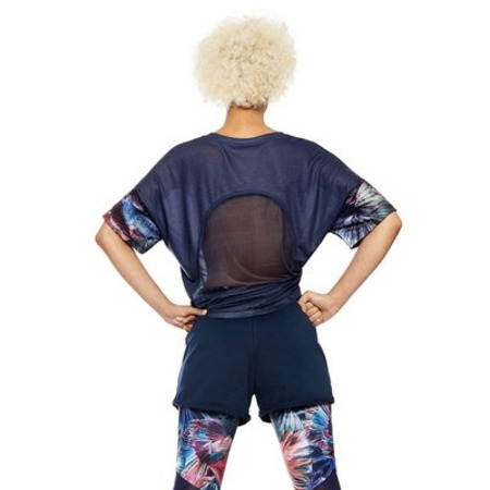 Desigual Mesh Oversize T-Shirt (Navy)