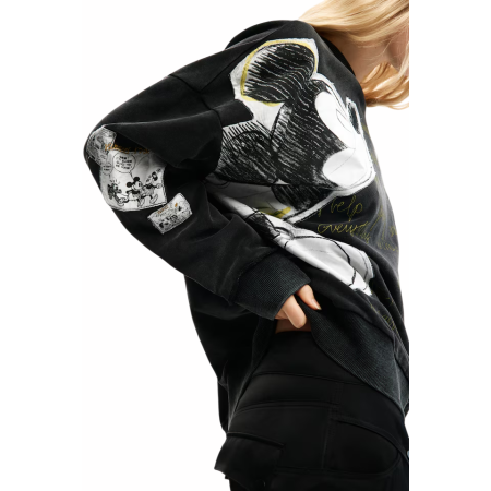Desigual Sudadera  Mickey y Minnie Mouse  "Dark Gray "