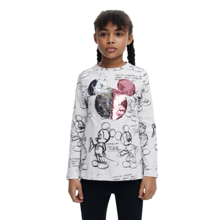 Desigual MICKEY™ SEQUIN T-SHIRT "Grey"