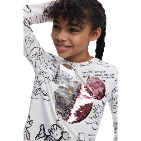Desigual MICKEY™ SEQUIN T-SHIRT "Grey"