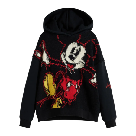 Desigual Mickey™ sweatshirt yarns "Black"