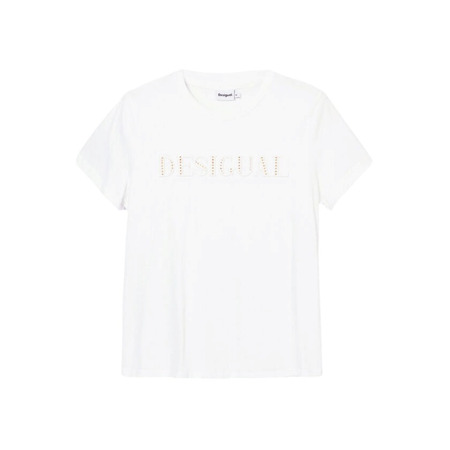 Desigual shiny t-shirt "White"