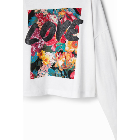 Desigual Short Oversize Floral T-shirt