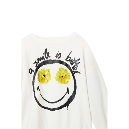 Desigual Smiley® Flowers Sweatshirt