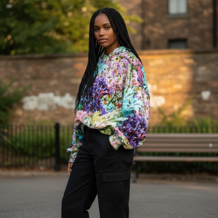 Desigual Sudadera jardín silvestre "Multicolor"