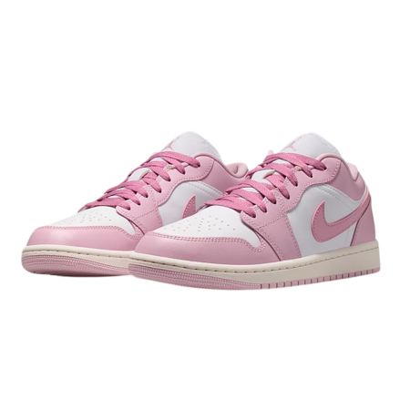 Jordan 1 Low "Iced Carmine White" (Women's)
