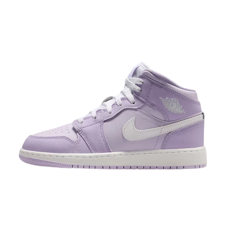 Jordan 1 Mid (GS) "Violet Mist Barely Grape"