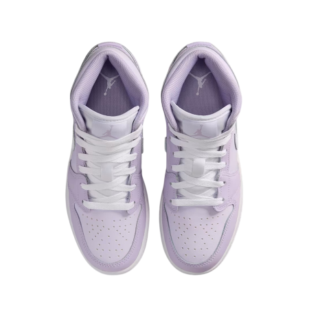 Jordan 1 Mid (GS) "Violet Mist Barely Grape"