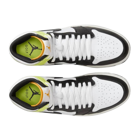 Jordan 1 Retro High G "White University Gold Volt Black"