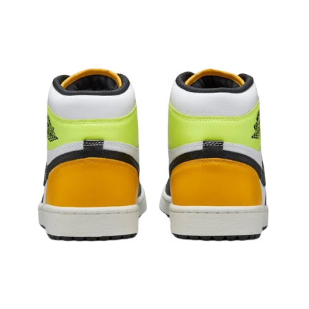 Jordan 1 Retro High G "White University Gold Volt Black"