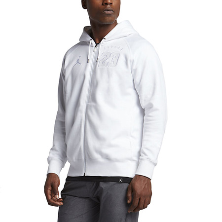 Jordan AJ 6 Fleece Full-Zip Hoodie (100/white)