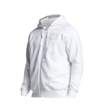 Jordan AJ 6 Fleece Full-Zip Hoodie (100/white)