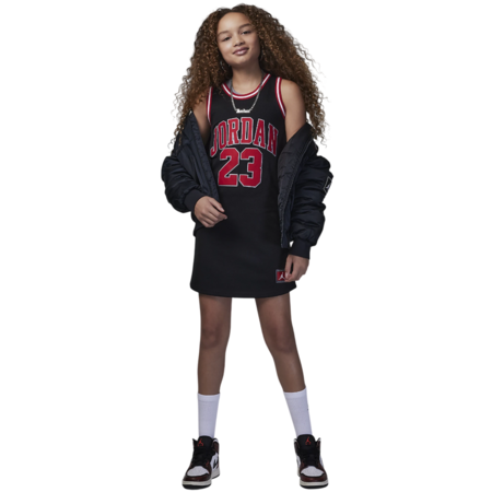 Vestido Tejido Mesh Niña Jordan JDB 23 Jersey Drees "Black"