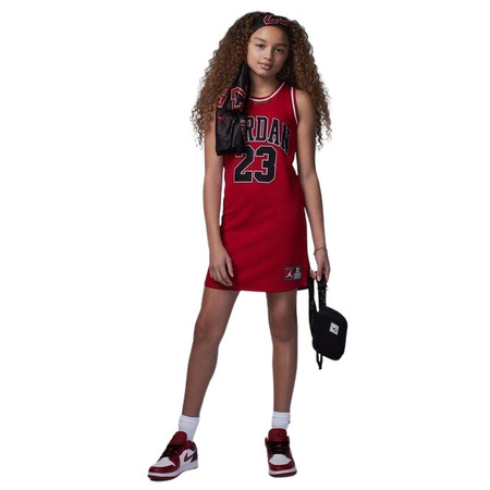 Vestido Tejido Mesh Niña Jordan JDB 23 Jersey Drees "Gym Red"