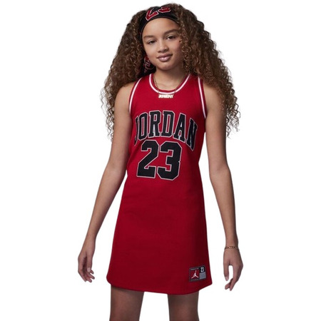 Vestido Tejido Mesh Niña Jordan JDB 23 Jersey Drees "Gym Red"