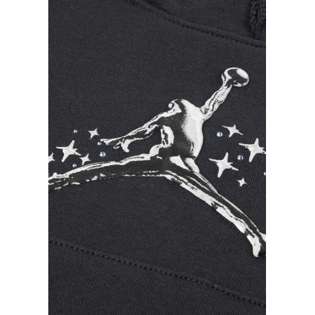 Sudadera Corta Niña Jordan JDG Rebel Rose "Off Black"