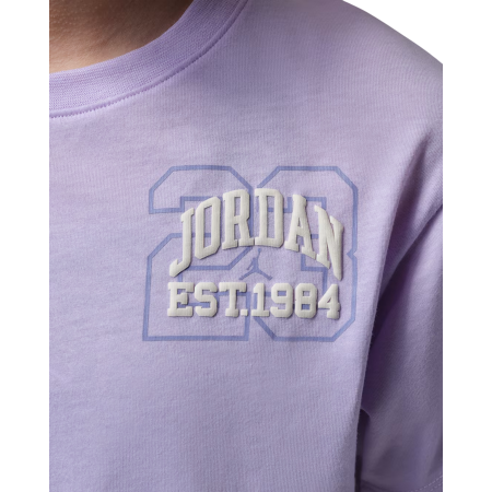 Camiseta Cropped Niña Jordan JDG Secret Garden Collegiate  "Violet Mist"