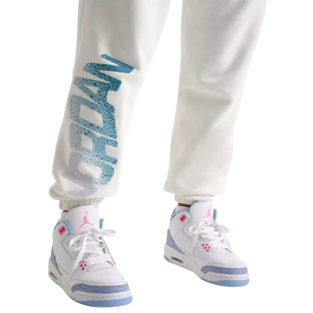 Pantalón Niña Jordan Girls Jumpman Club Pleated Fleece  "Sail"