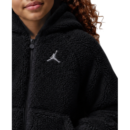 Chaqueta Sherpa Niña Jordan Jumpman Lo-Light "Black"