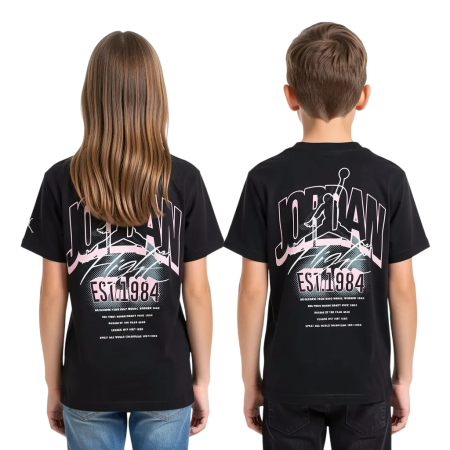 Camiseta Niña Jordan Girls MJ Back Stretch "Black"